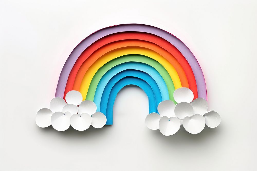 Rainbow art creativity chandelier.