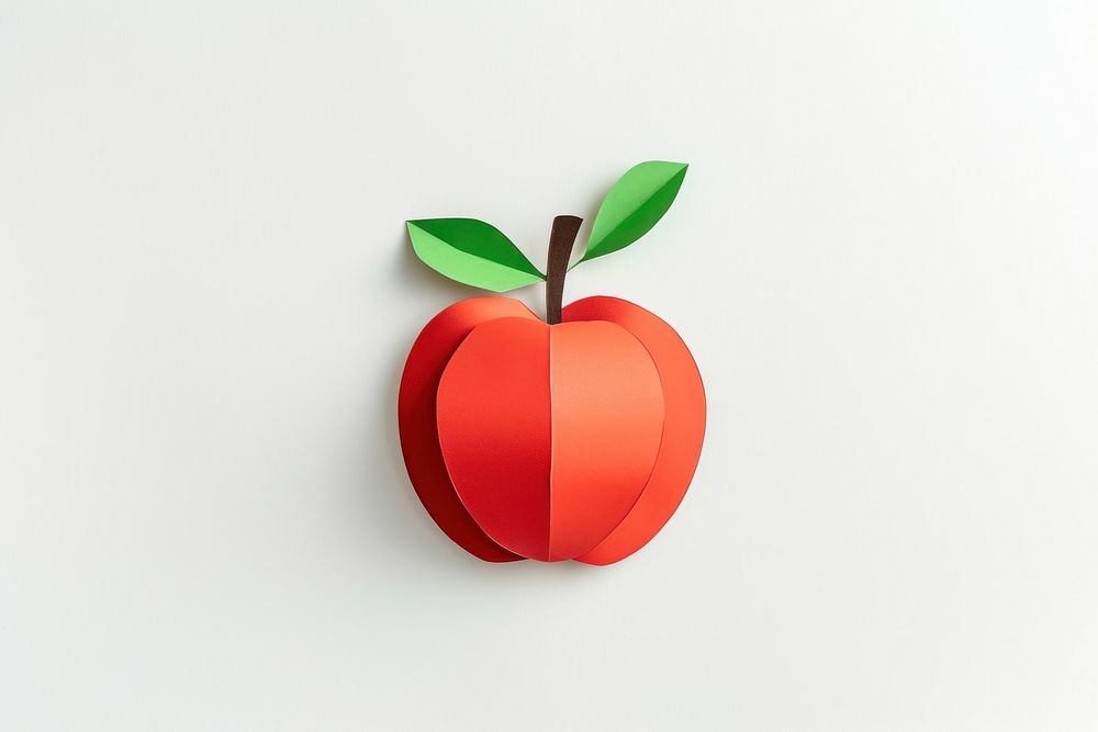 Apple fruit plant paper.