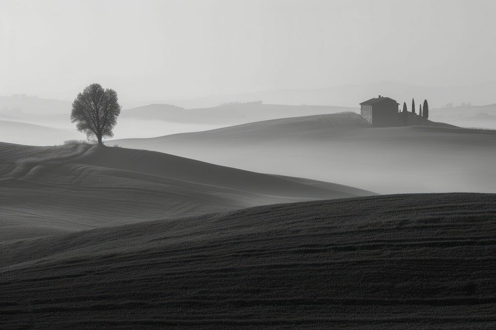 Italy view outdoors nature fog.