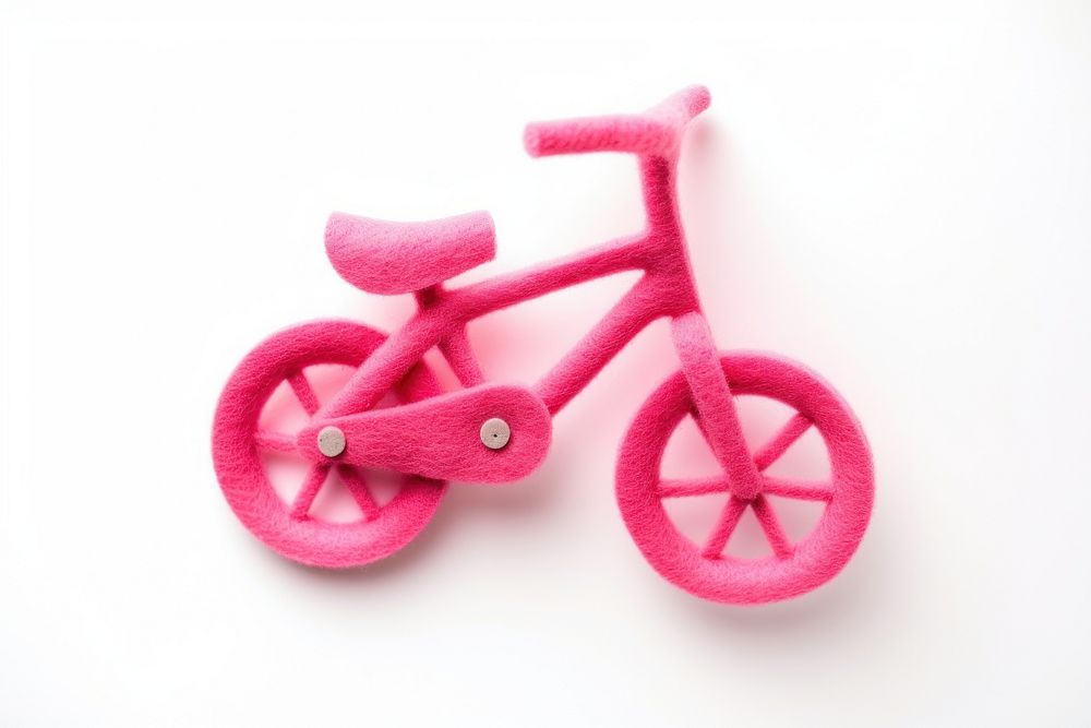 Kid ride bycicle bicycle vehicle white background.