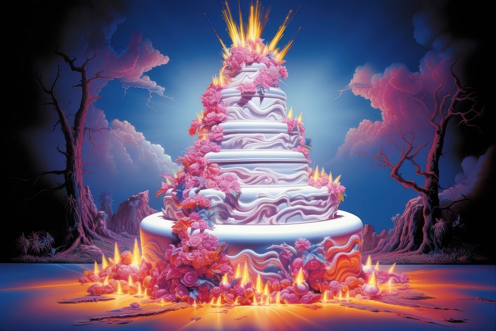 Wedding cake dessert food spirituality.