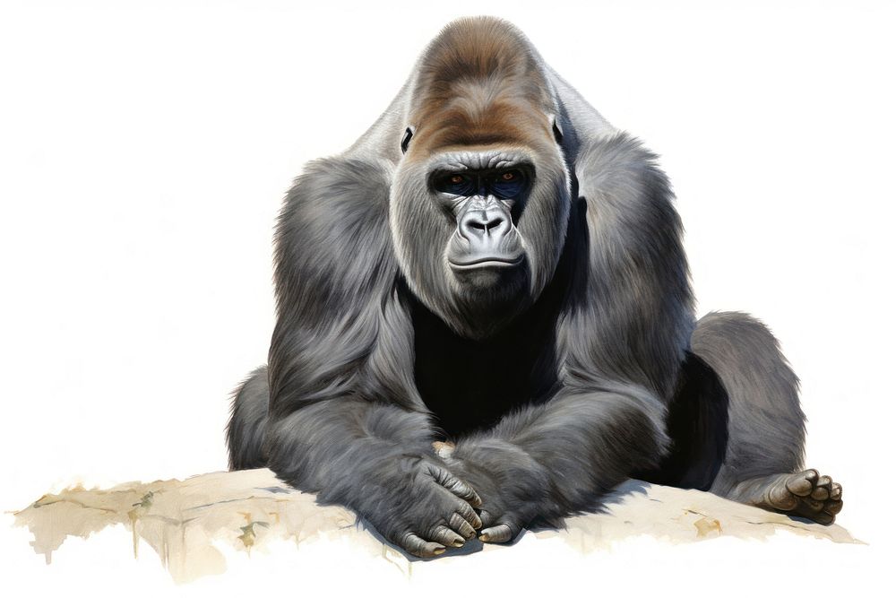 A gorilla wildlife mammal monkey.