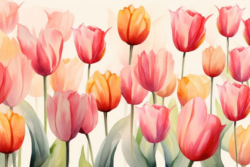 Tulip flowers aesthetic background backgrounds plant rose.