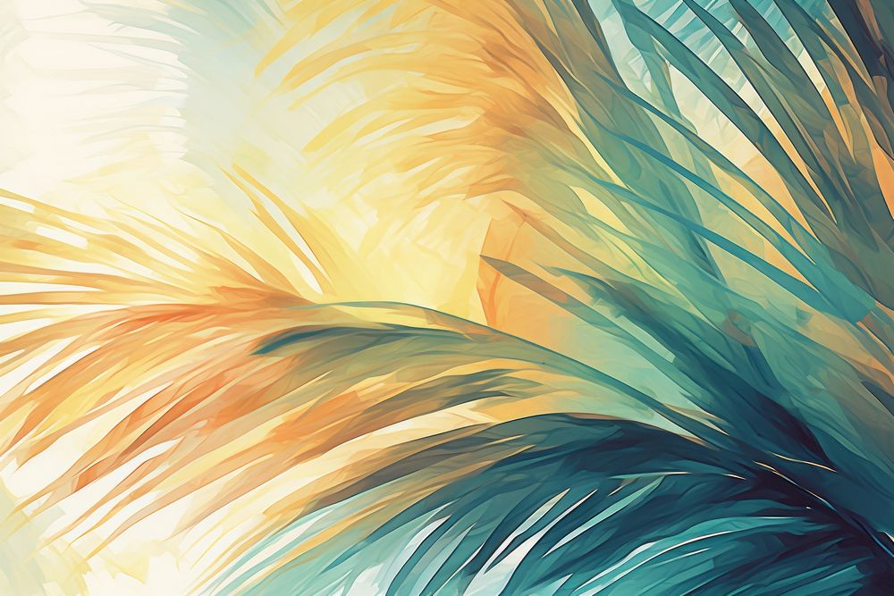 Palm tree backgrounds abstract painting.