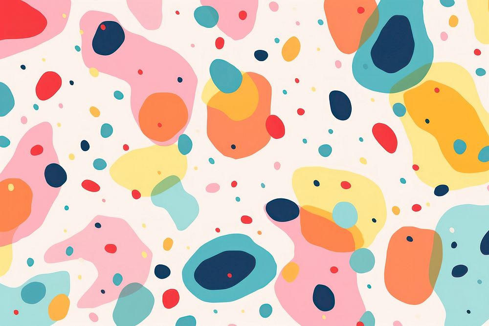 Polka dot pattern backgrounds abstract shape.