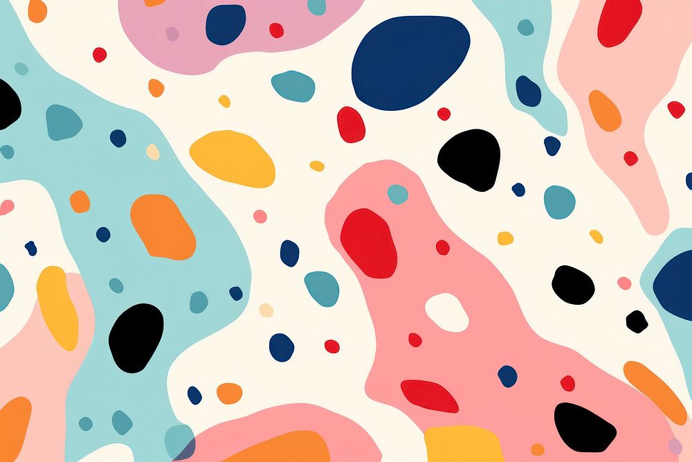 Polka dot pattern backgrounds abstract shape.