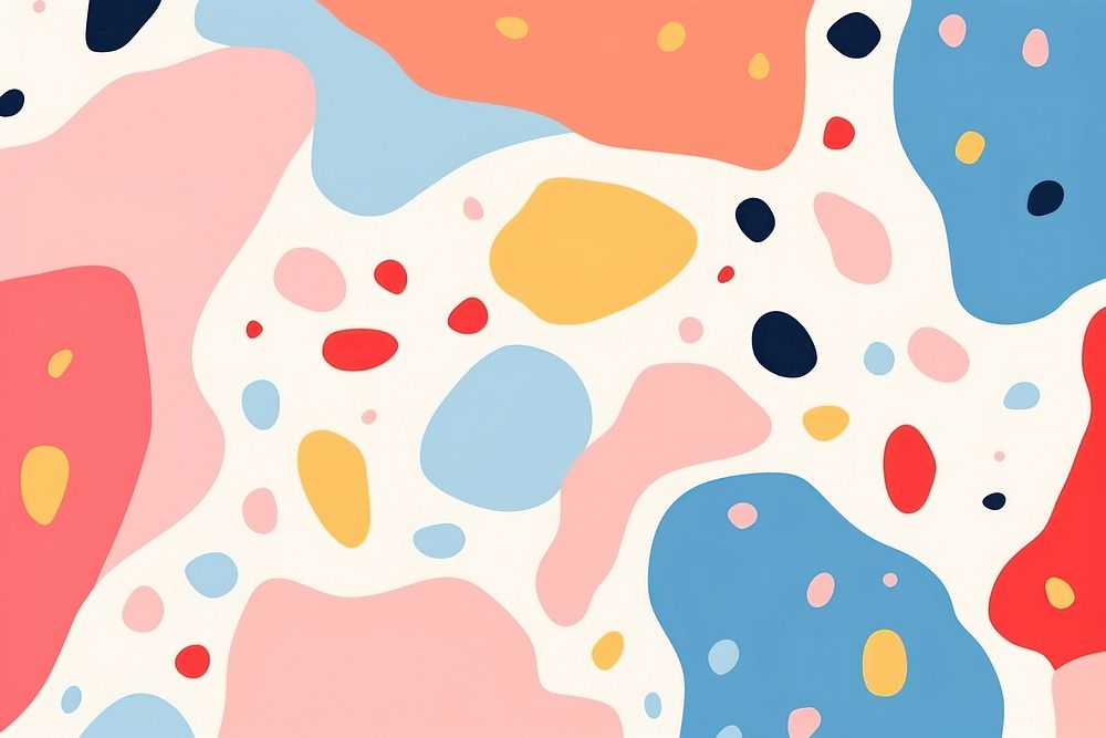Polka dot pattern backgrounds abstract paint.