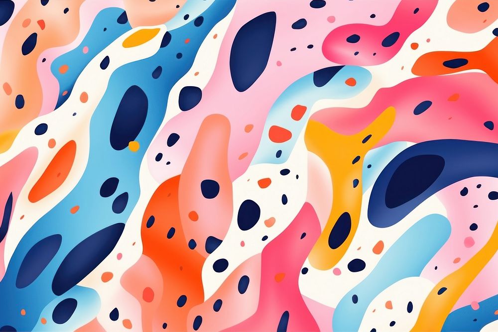 Polka dot pattern backgrounds abstract paint.