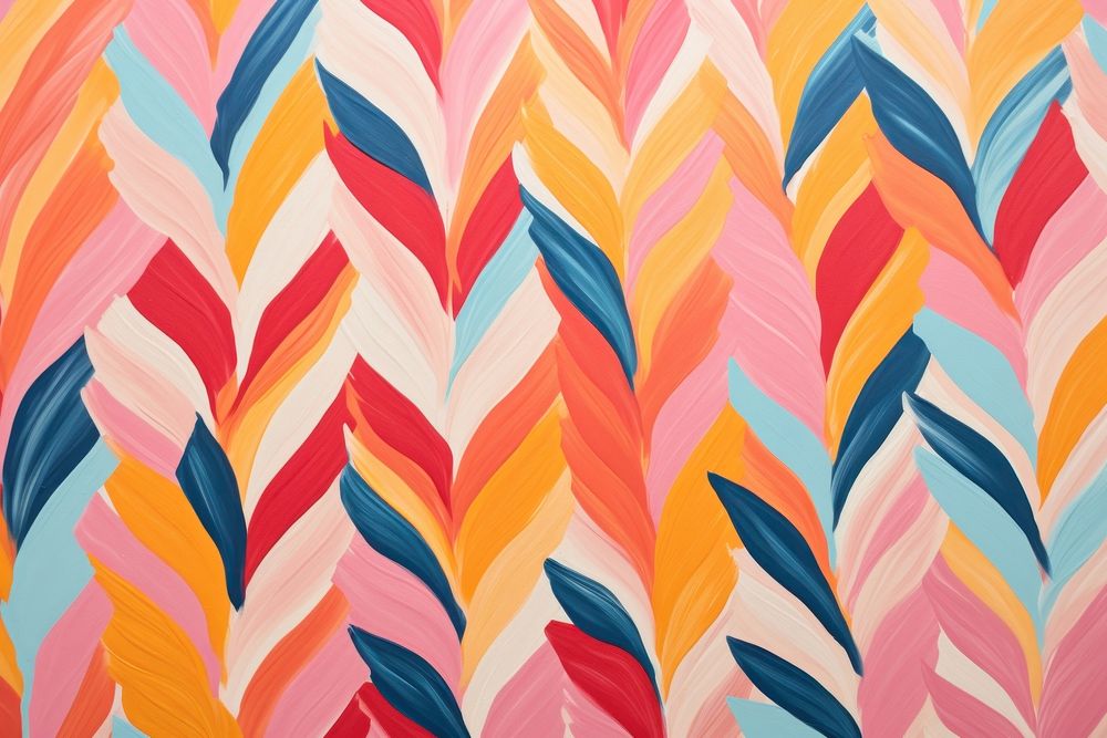 Zigzag pattern backgrounds abstract painting.