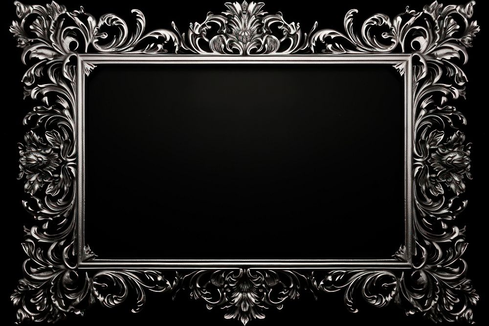 Black and white backgrounds frame decoration.