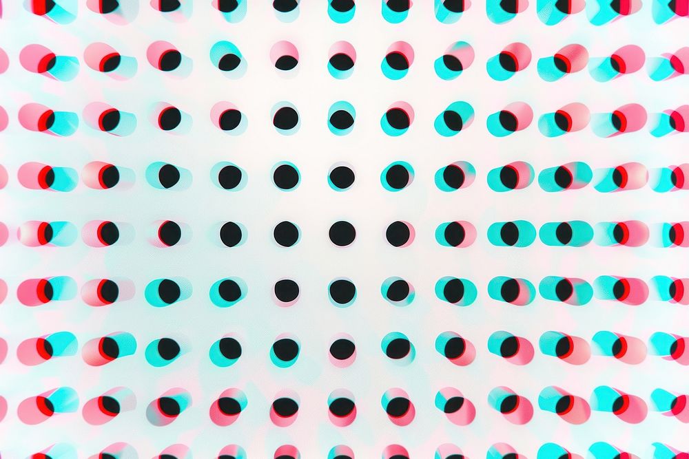 Anaglyph fine dots pixel backgrounds pattern red.