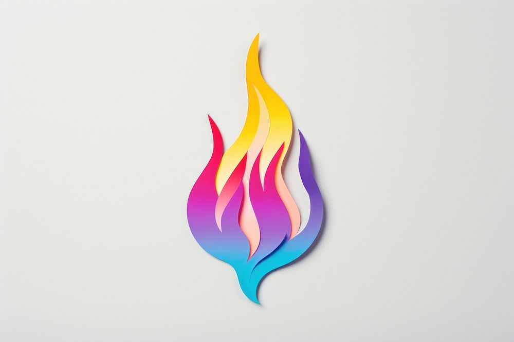 Flame art logo fire.