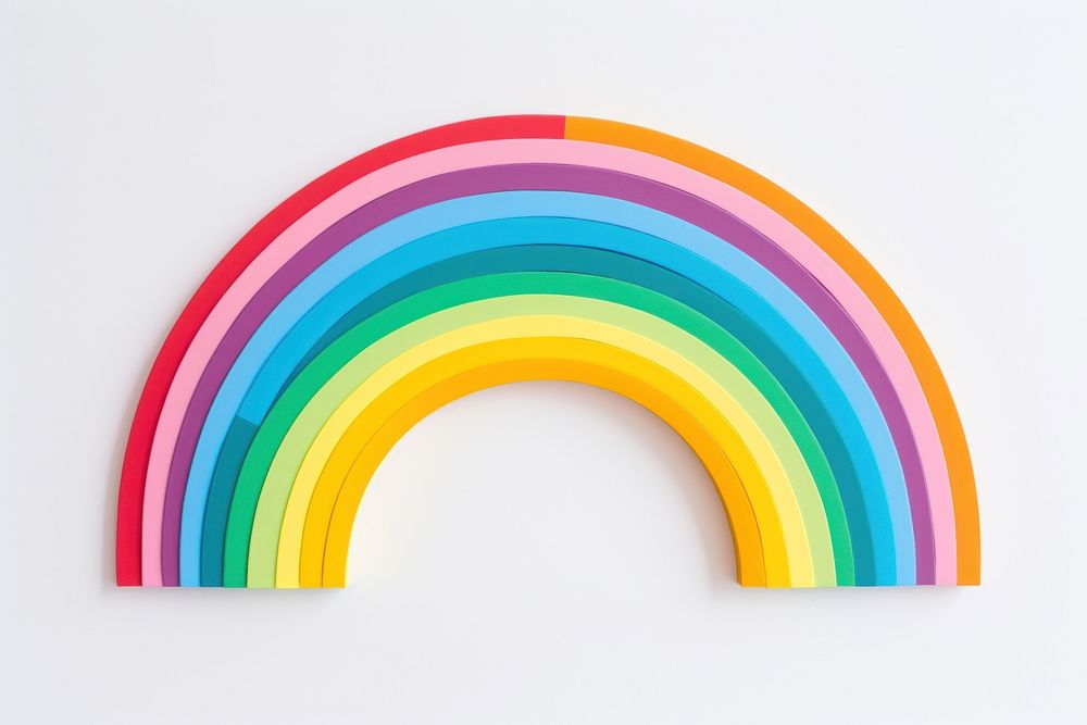 Rainbow border art creativity variation.