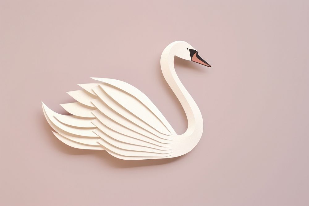 Swan animal bird art.