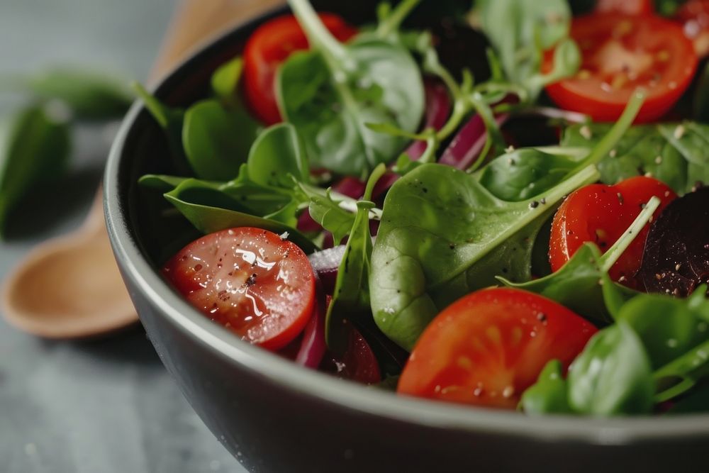 Healthy vegan salad vegetable plant food.