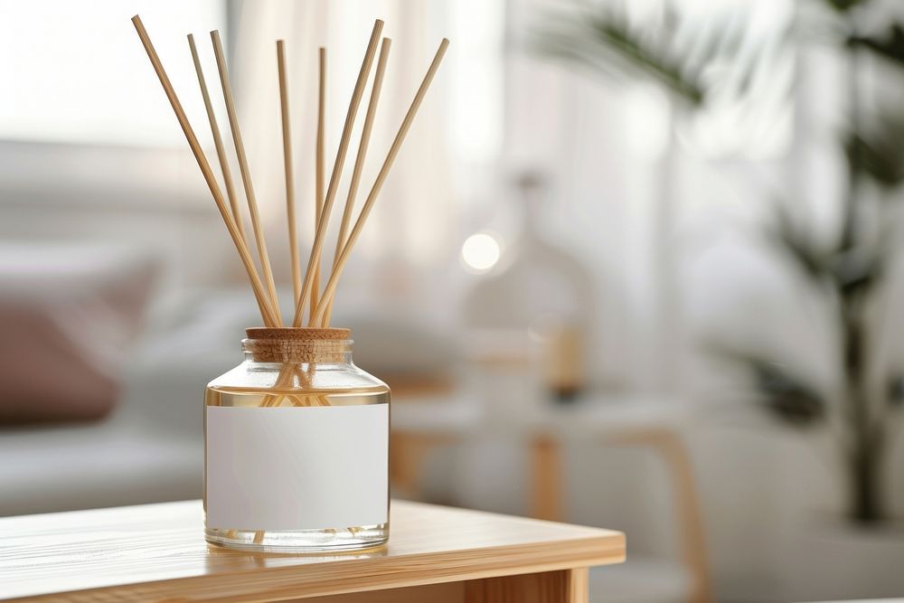 Reed diffuser room container furniture.