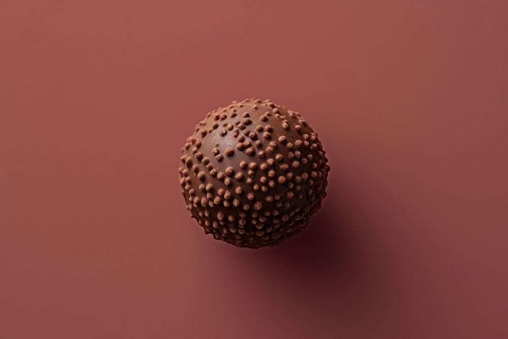 Chocolate sphere food freshness.