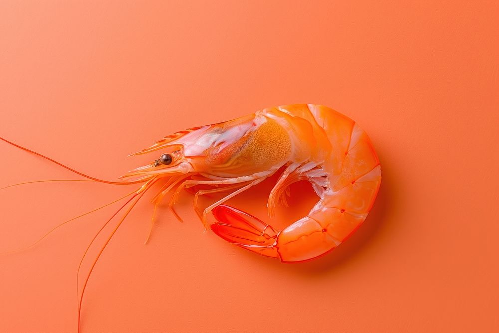 Shrimp lobster seafood animal.