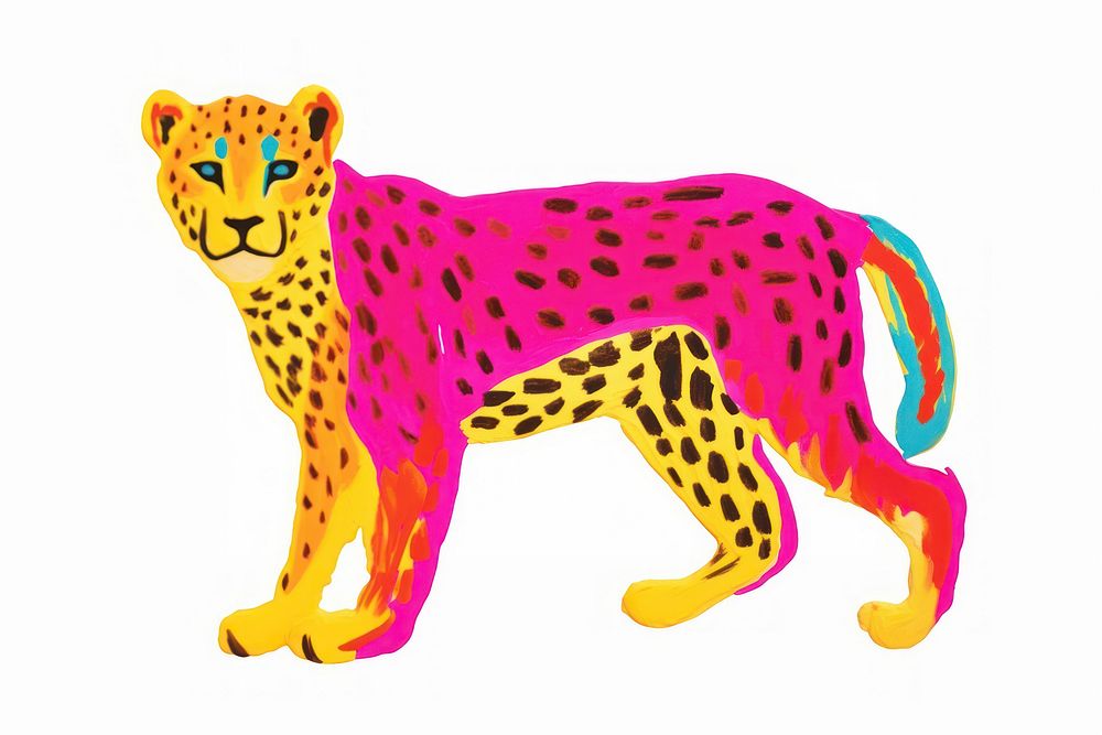 A cheetah wildlife mammal animal.
