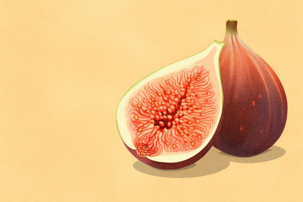 A fig fruit plant food.