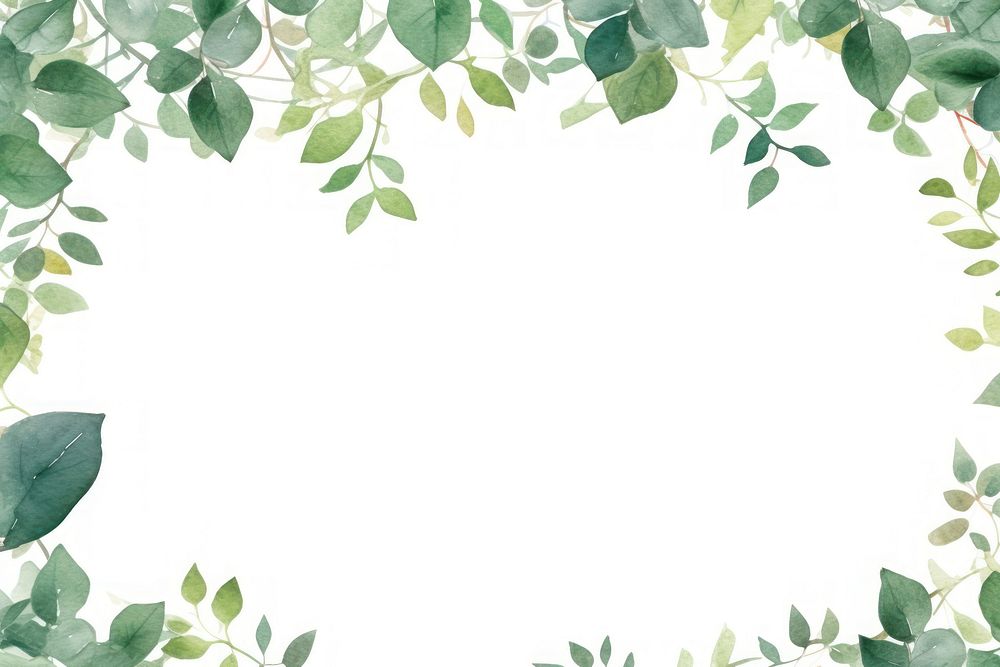 Ivy border rectangle backgrounds pattern nature.