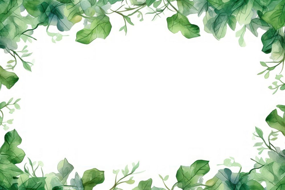 Ivy border rectangle backgrounds pattern plant.