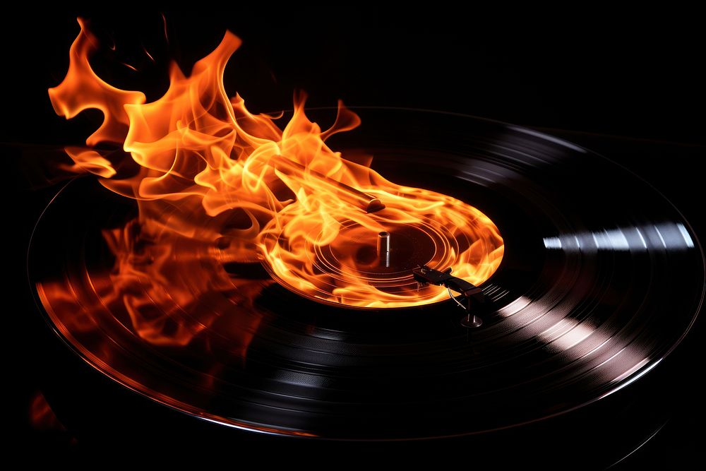 Vinyl fire fireplace black.