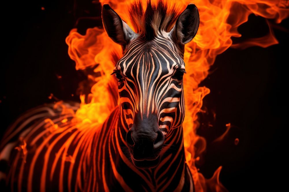 Zebra wildlife animal mammal.