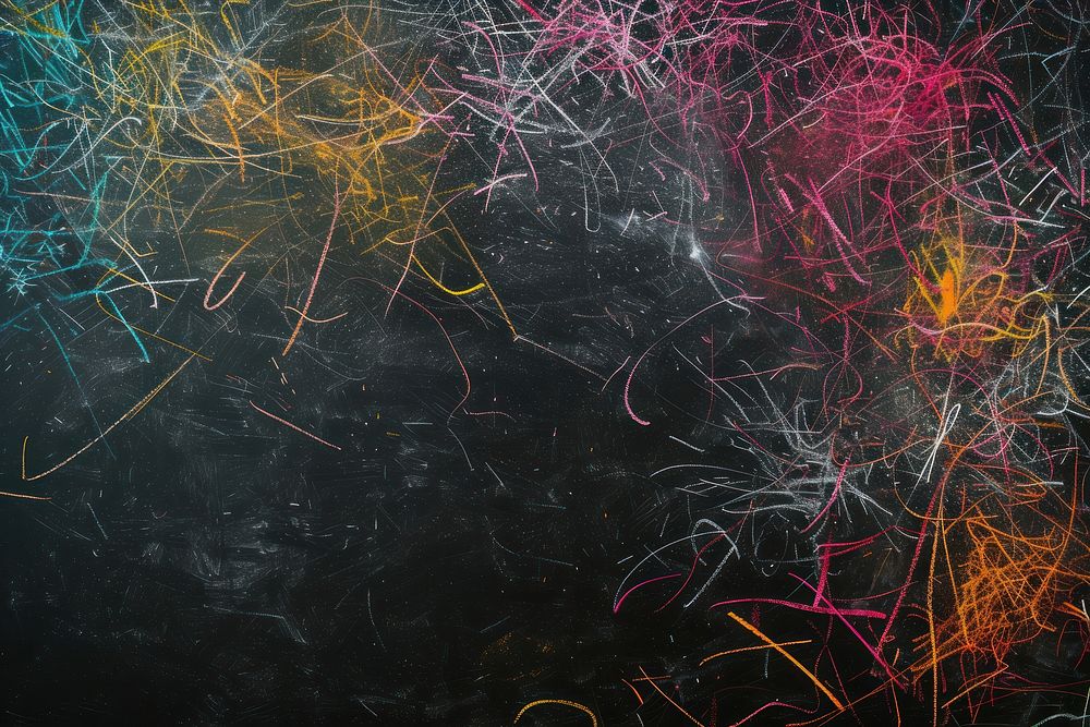 Abstract chalk drawing texture backgrounds blackboard fireworks.