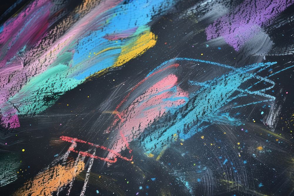 Abstract chalk drawing texture backgrounds art creativity.