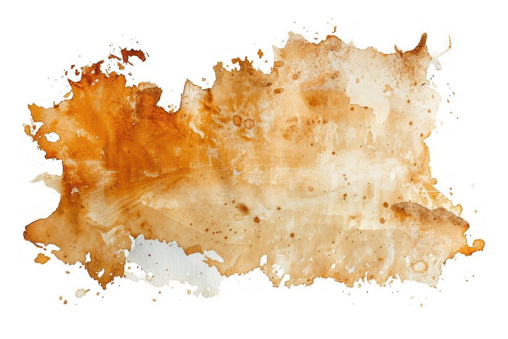 Rust stain texture backgrounds paper white background.