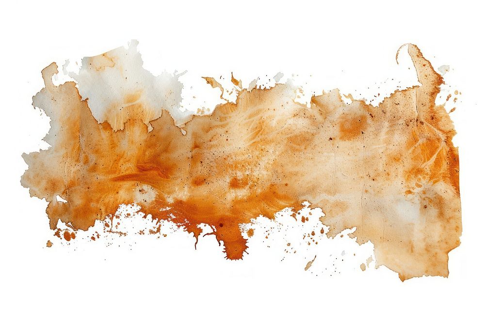 Rust stain texture backgrounds white background splattered.
