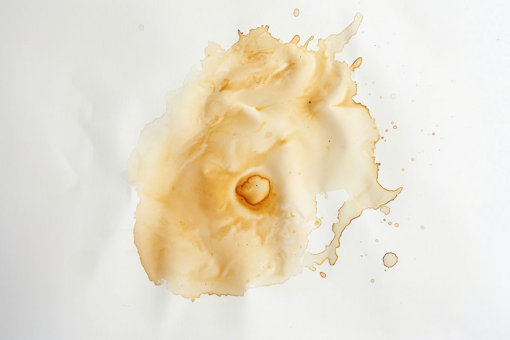 Water stain texture splattered dessert impact.