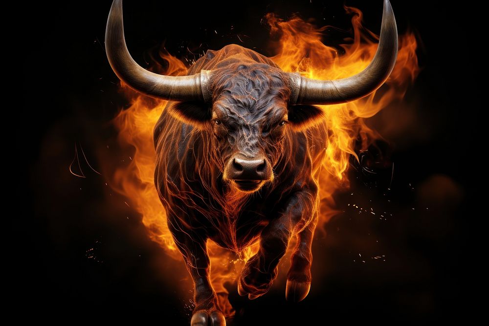 Bull livestock cattle animal.