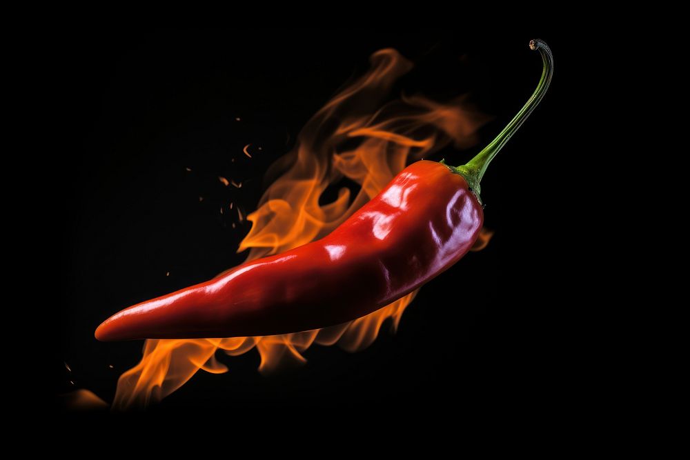 Chili fire vegetable flame.