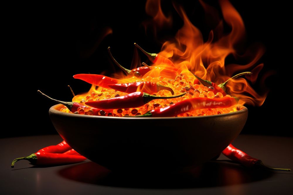 Chili fire bonfire flame.