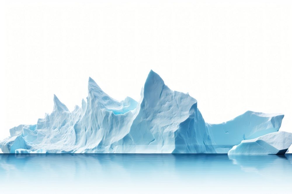 Iceberg landscape outdoors nature white.