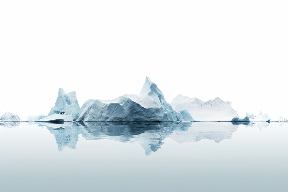Iceberg landscape mountain outdoors glacier.