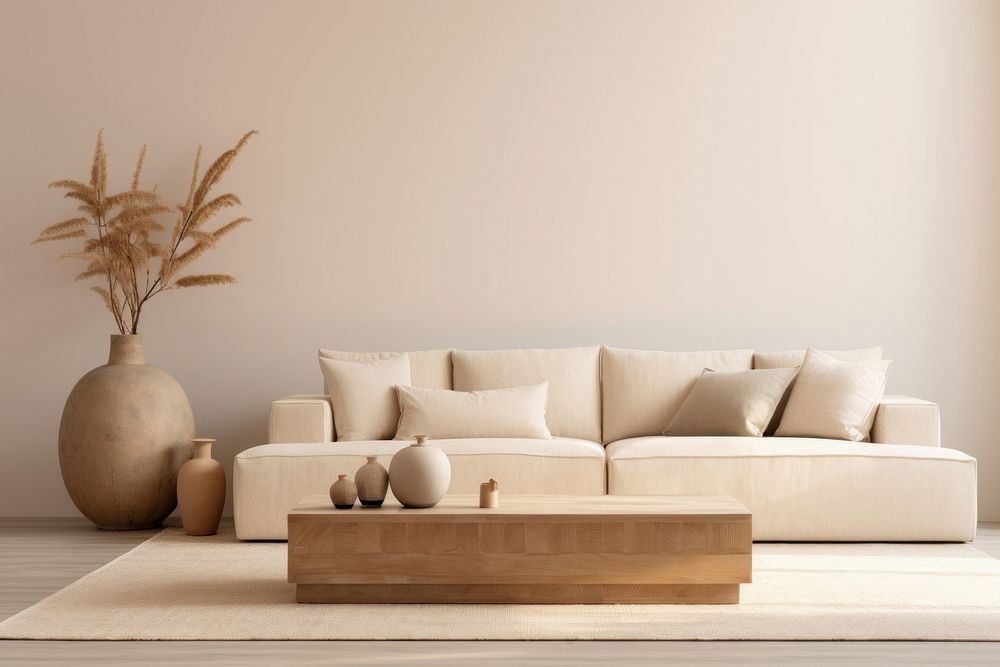 Interior design of living room table architecture furniture.
