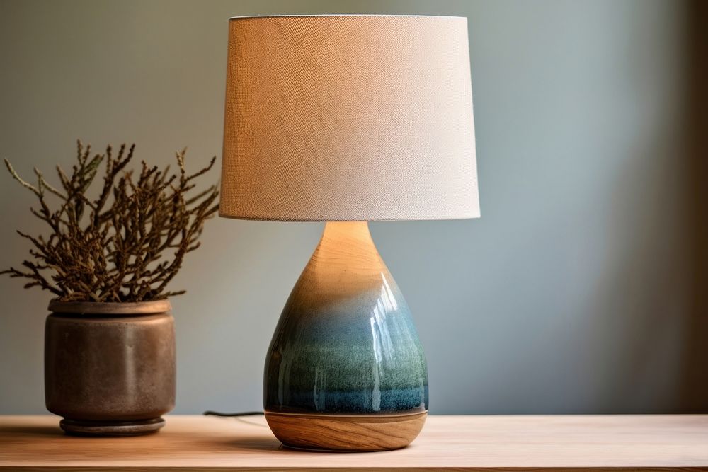 In bedroom lamp ceramic light.