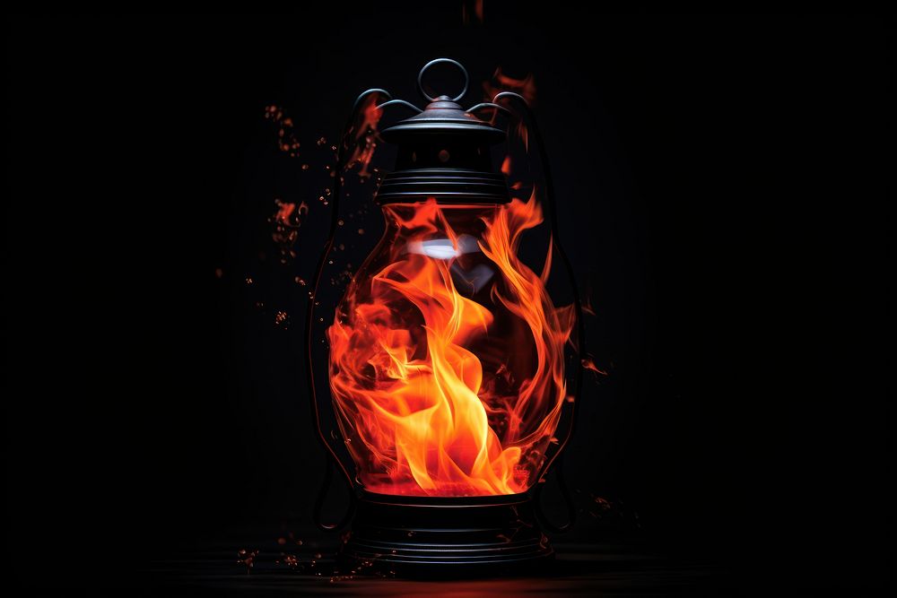 Lantern fire fireplace bonfire.