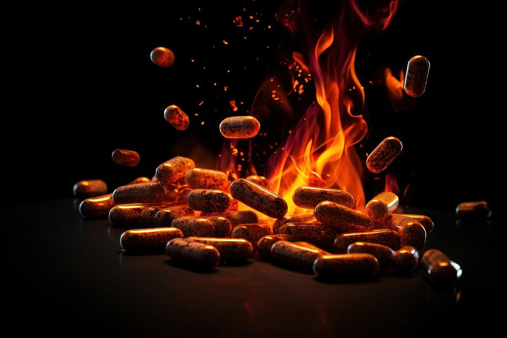 Pills fire bonfire night.