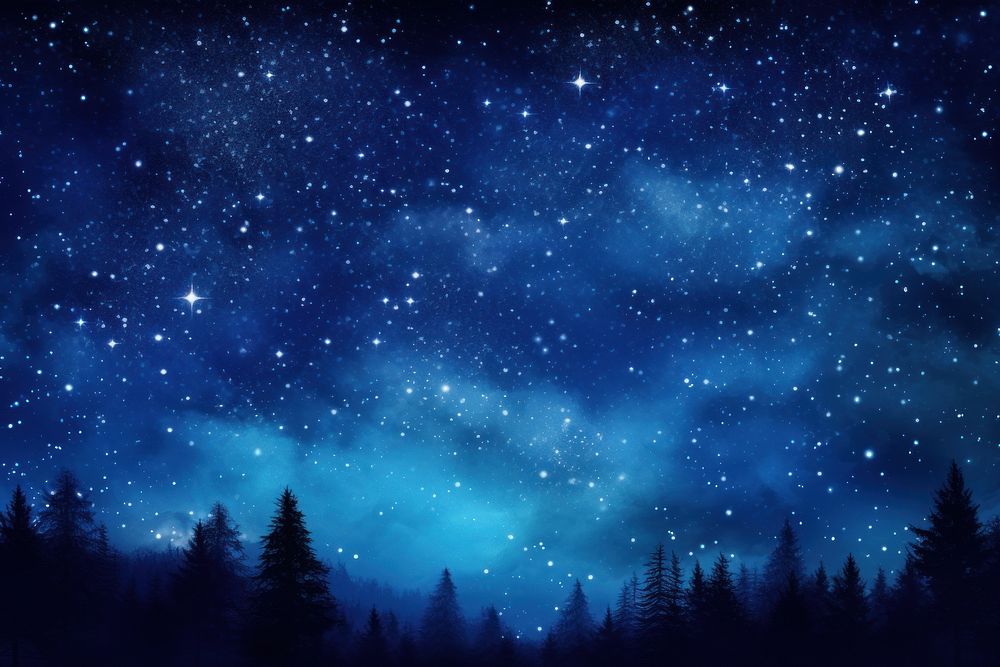 Photo of starry night sky backgrounds astronomy.