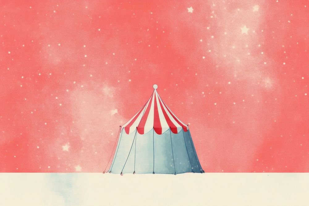 Circus tent outdoors nature camping.