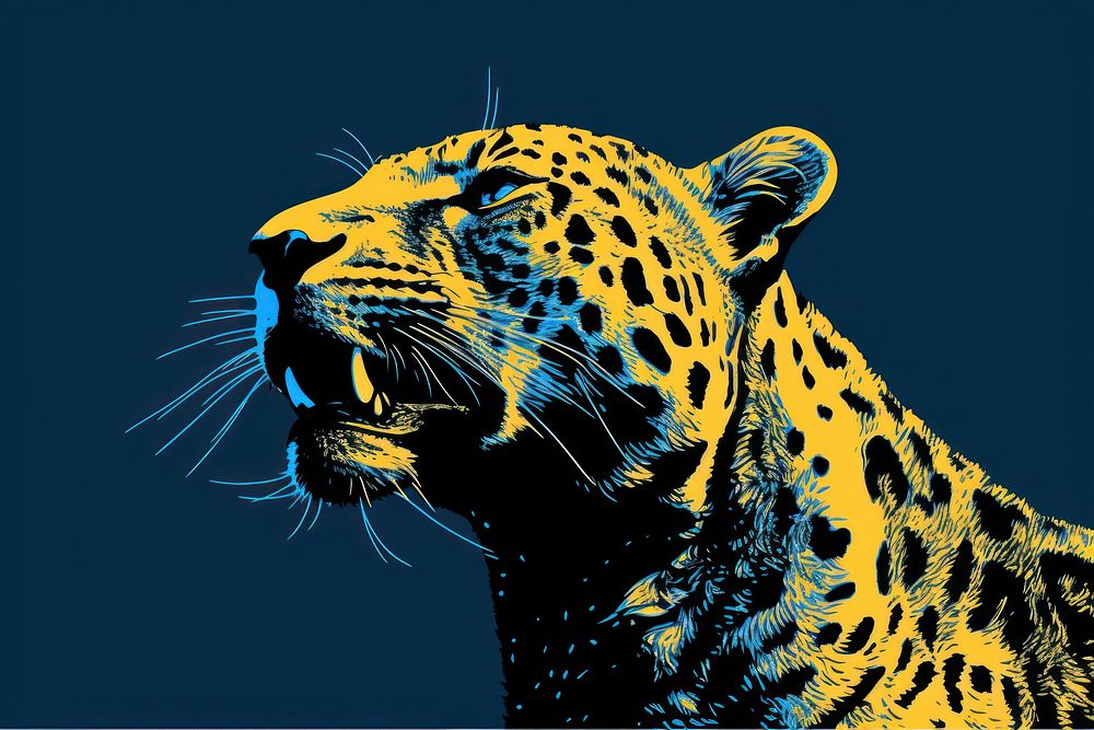 Leopard wildlife animal mammal.