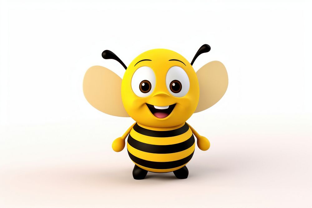 3d cartoon honey bee animal insect toy.