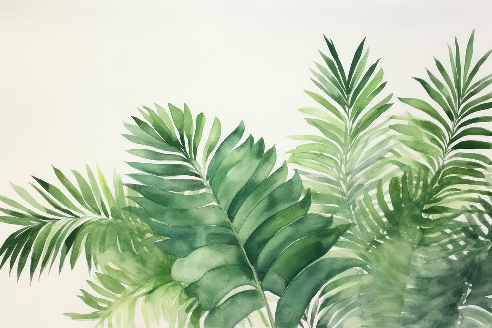 Tropical leaves backgrounds nature plant.