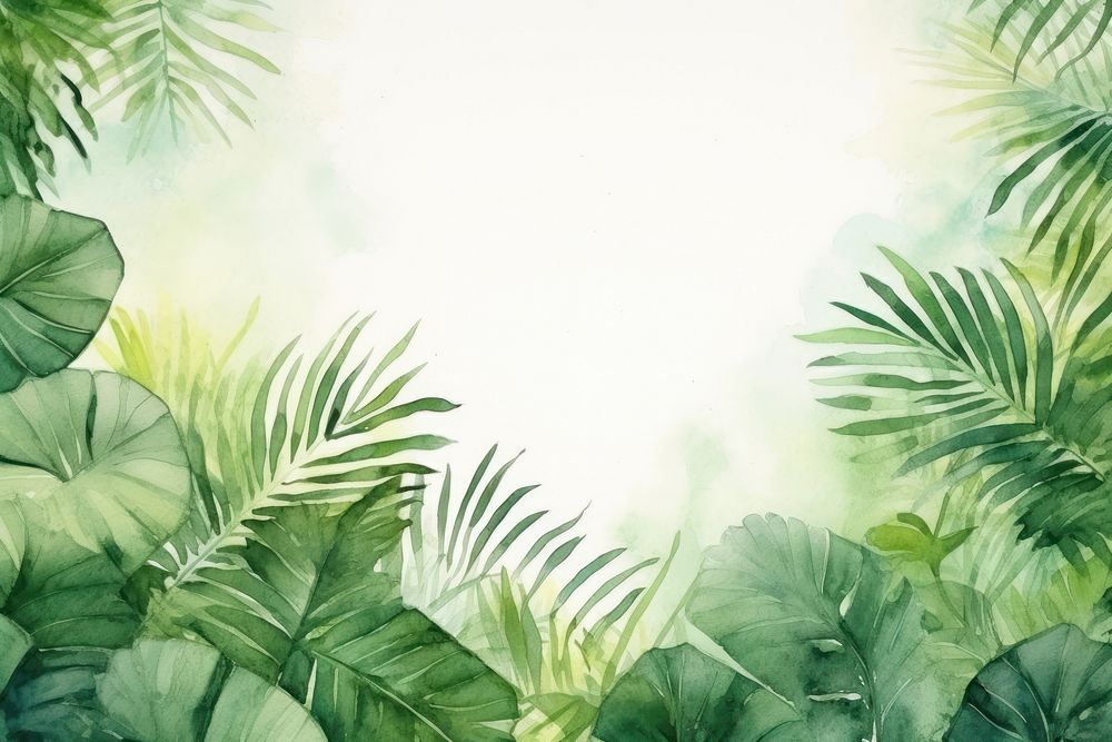 Tropical leaves backgrounds outdoors nature.