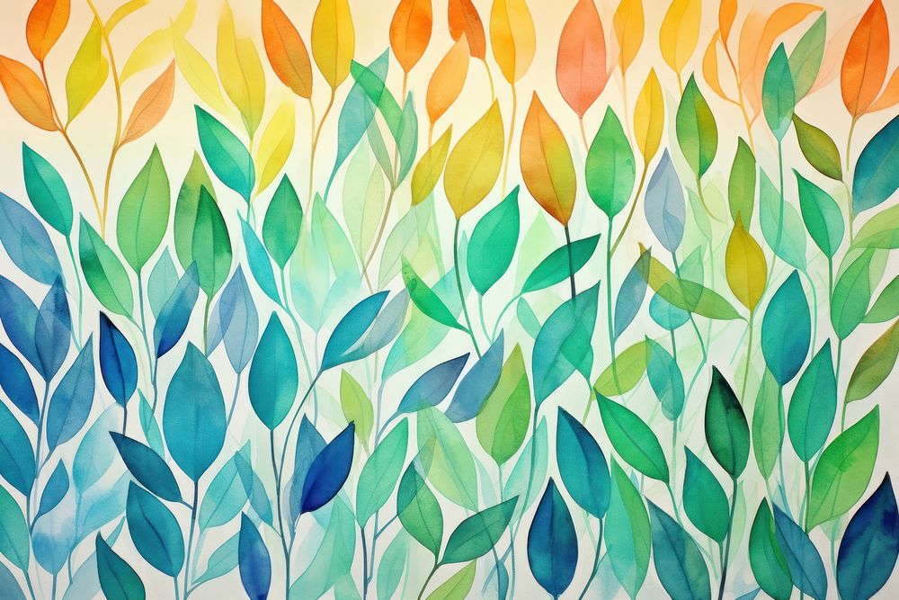 Backgrounds painting pattern plant.