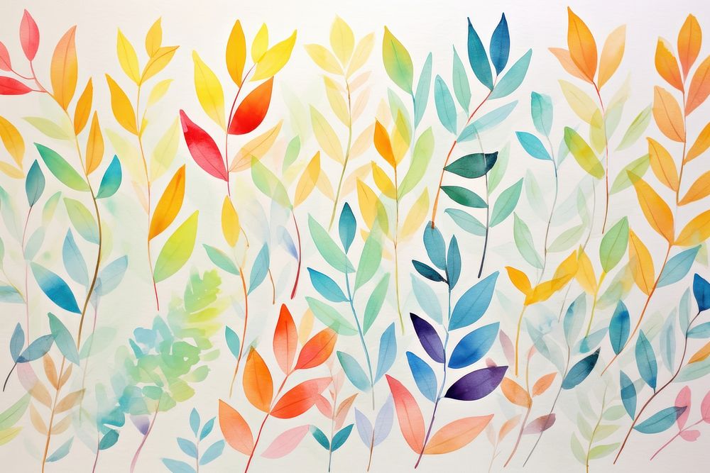 Painting backgrounds pattern plant.